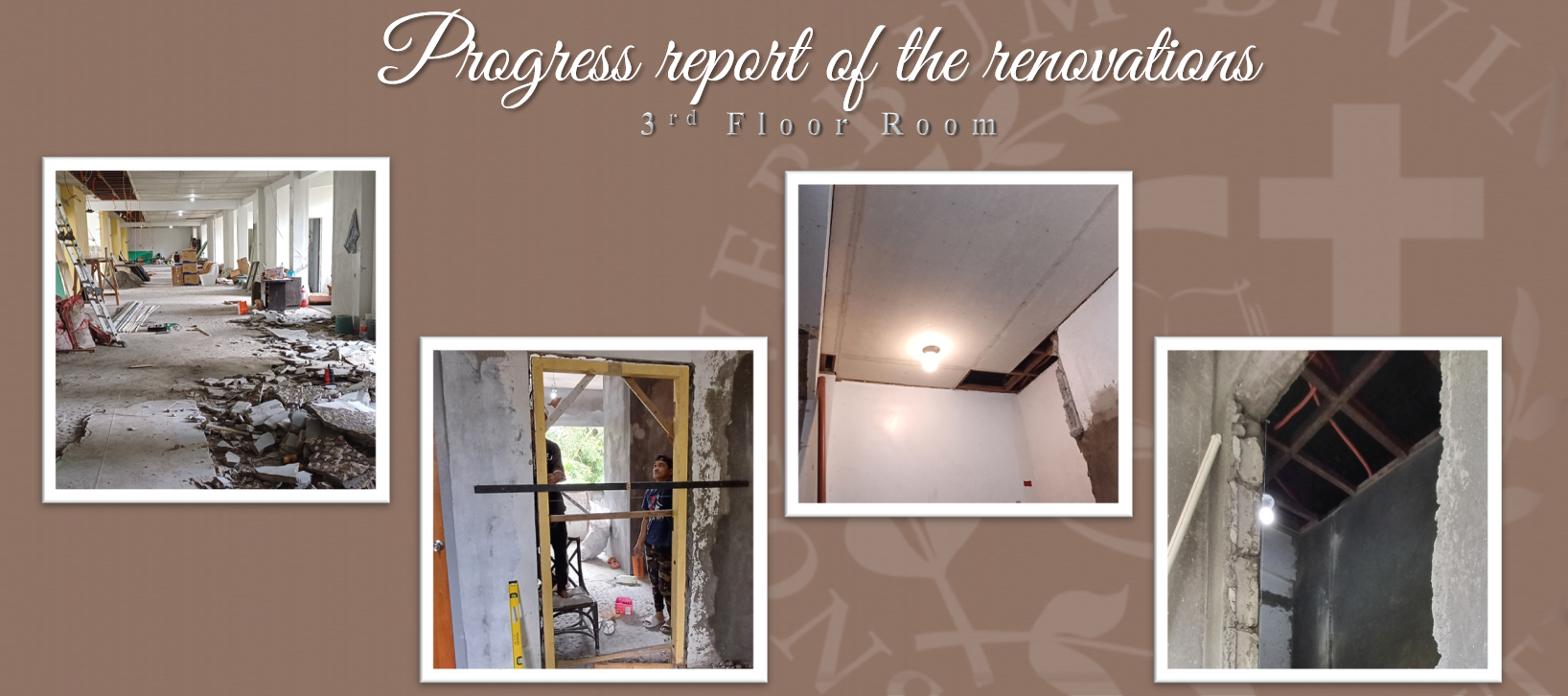 Progress report on the Renovations (3rd Floor Room)